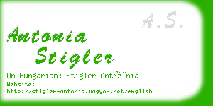 antonia stigler business card